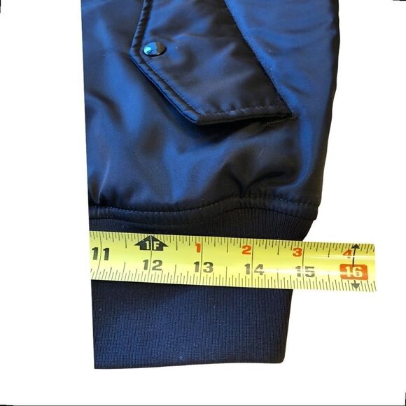 𝅺ARITZIA Wilfred Free Avion Black Bomber Jacket EUC - Picture 9 of 13